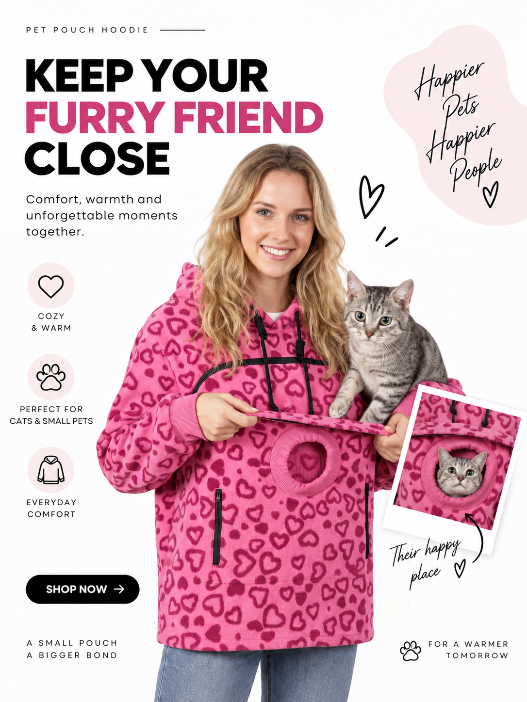 PawHug™ Cozy Pet Hoodie