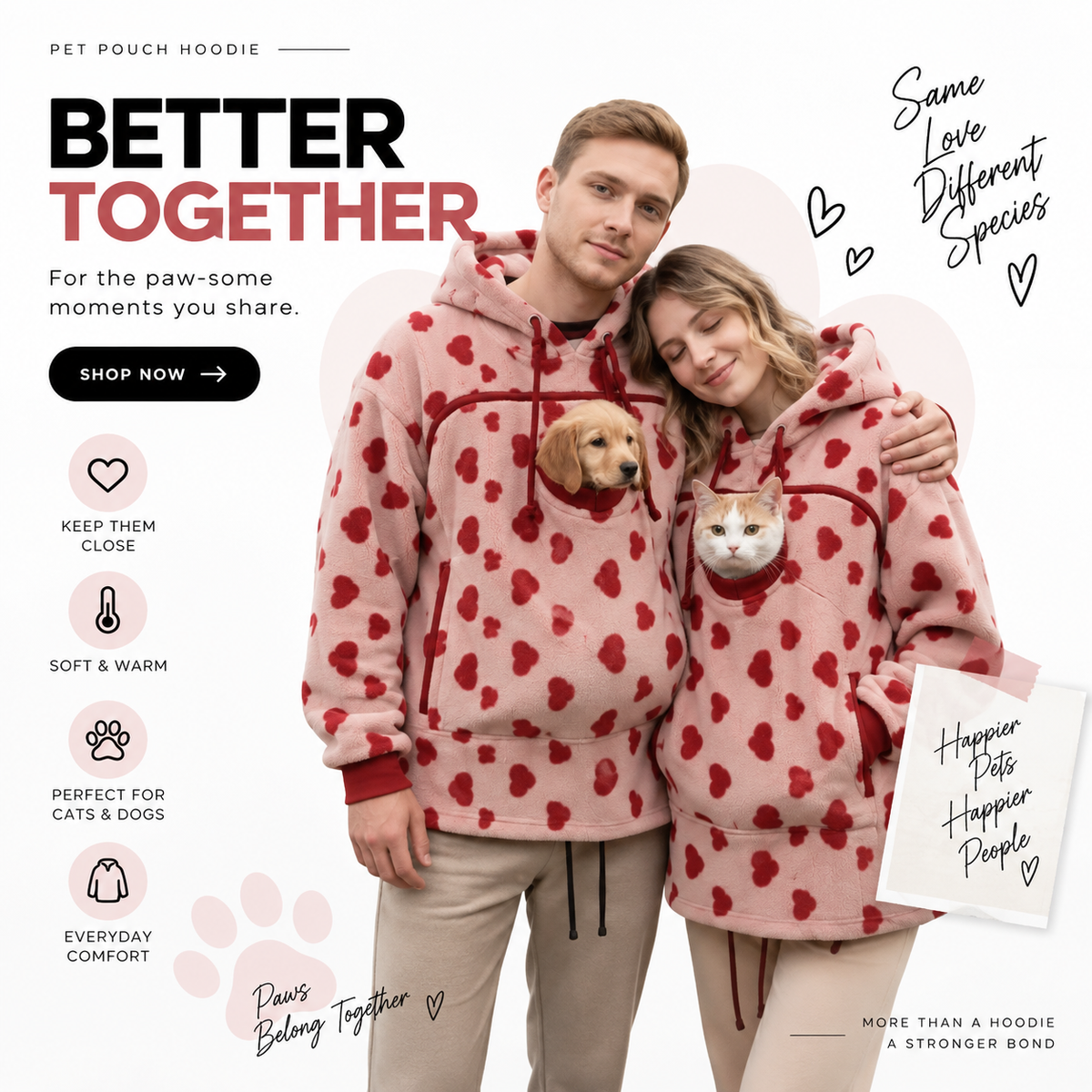 PawHug™ Cozy Pet Hoodie